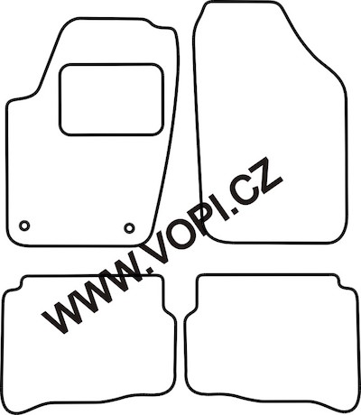 Autokoberce Seat Cordoba 2004 - 2010 Colorfit (4230)